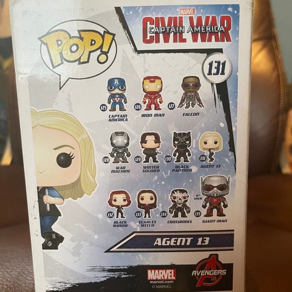 Funko POP! Captain America Civil War: Agent 13 #131 - Picture 2 of 2